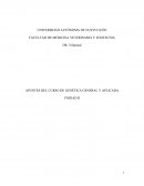 APUNTES DEL CURSO DE GENÉTICA GENERAL Y APLICADA