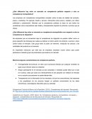 ¿Qué diferencia hay entre un mercado en competencia perfecta respecto a otro en competencia monopolística?