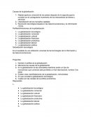 Causas de la globalizacion