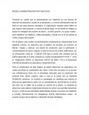 MODELO ADMINISTRACIÓN POR OBJETIVOS