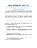 PSICOLOGÍA DEL DESARROLLO DE LA EDAD ADULTA. TEORÍAS Y CONTEXTOS