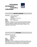 Actividades de Esquema Corporal y Lateralidad