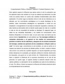 Comportamiento Político y Electoral. Capitulo 6: Contexto Electoral y Voto