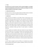 Percepción de los servicios de primer nivel de atención