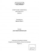 Como se da la Constitución y Democracia