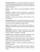 Represión: impide que entren en la conciencia pensamientos o emociones dolorosas.