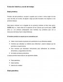 Evolución histórica y social del trabajo