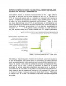 ENTORNO MACROECONOMICO Y EL DESARROLLO DE BIENES PÚBLICOS: ACUEDUCTOS, PUERTOS Y AEROPUERTOS