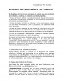 Actividad Historia económica y de la empresa