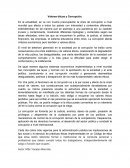 Valores éticos y corrupción