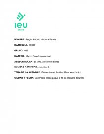 Elementos del Análisis Macroeconómico.. Página 1