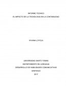 EL IMPACTO DE LA TECNOLOGIA EN LA CONTABILIDAD