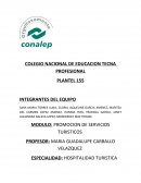 Promocion de servicios turisticos
