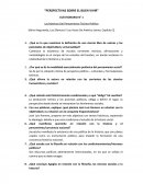 CUESTIONARIO N° 1 Las Matrices Del Pensamiento Teórico-Político