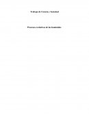 Trabajo de Ciencia y Sociedad Procesos evolutivos de los homínidos