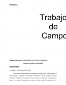 Trabajo de investigación de entornos