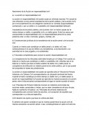 Nacimiento de la Acción en responsabilidad Civil