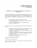 IMPORTANCIA DE LA ADMINISTRACION DESDE EL PUNTO DE VISTA SOCIOLOGICO