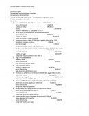 Asiento contable informes