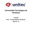 Ensayo La Impunidad en Honduras