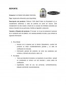 Cual es el Analisis de un producto comercial (proteina suplementaria)