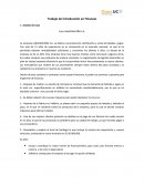 Trabajo de Introducción en Finanzas