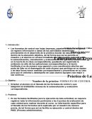 Formatos de control