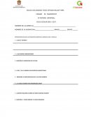 EXAMEN DE DIAGNOSTICO 2º HISTORIA UNIVERSAL.
