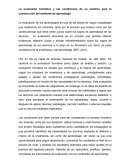 La evaluación formativa y las condiciones de su práctica para la construcción del ambiente de aprendizaje