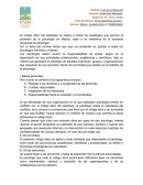 Código ético del psicólogo