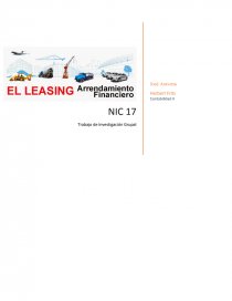 Contabilidad II LEASING. Página 1