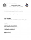 ENTALPÍA DE FORMACIÓNDE SALES DE AMONIO Y REALIZACIÓN DE LA HUELLA HIDRICA EN LA PRÁCTICA