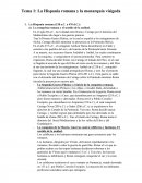 La Hispania romana y la monarquía visigoda