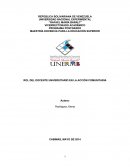ROL DEL DOCENTE UNIVERSITARIO Y LA ACCION