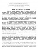 NÚCLEO LOS TEQUES BREVE HISTORIA DE LA ESTADÍSTICA