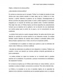 Objeto y método de la ciencia política ¿Qué estudia la ciencia política?