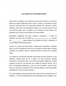 Discurso: Los valores en la sociedad actual