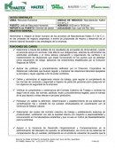 Practica. Manufacturas Kaltex S.A de C.V