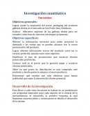 Investigación cuantitativa Encuestas