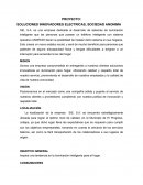 PROYECTO: SOLUCIONES INNOVADORES ELECTRICAS, SOCIEDAD ANONIMA