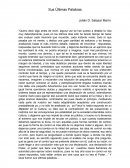 Sus ultimas palabras