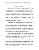 Justificacion de ensayo del trafico de organos