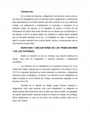 Cuales son los Derechos y obligaciones de los trabajadores y patrones