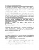 Resumen de las aportaciones para la mercadotecnia socialmente responsable