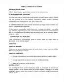 TEMA: EL SONIDO DE LA CIENCIA