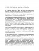 Analísis histórico de las garantías individuales