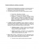 Canales de distribución, marketing o comerciales
