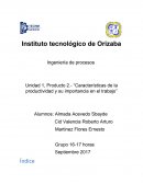 Ejemplo de la Productividad en el estudio del trabajo