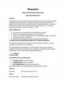 Resumen Ingeniería Mecatrónica