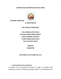 Como se da el Pat estructurado del mono tributo. Página 1